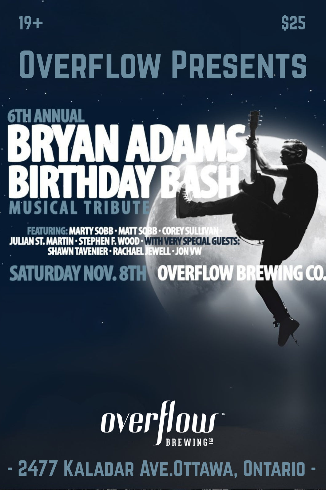 Bryan Adams Birthday Bash Musical Tribute