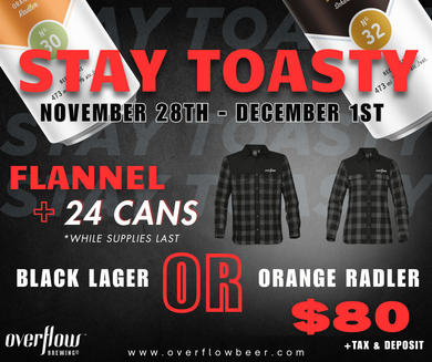 Black Friday - Stay Toasty Special - Orange Radler and Jacket Special