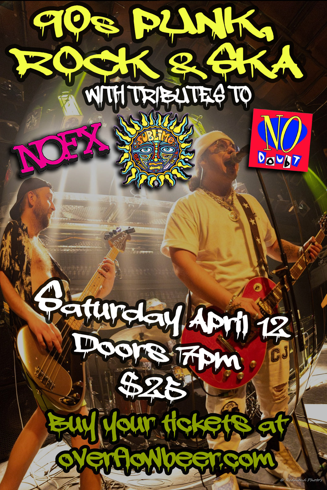 90's Punk, Rock and Ska - Tribute to Sublime, NOFX & No Doubt